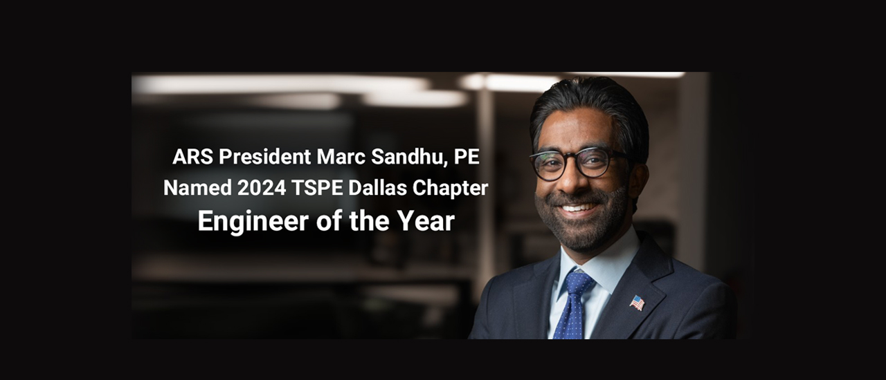 Marc Sandhu Named TSPE Engineer of the Year!